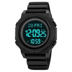 Reloj Skmei 2357 Hombre Deportivo Digital 4 Alarmas Multi Hora - Negro