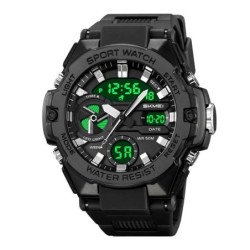 Reloj Skmei 2383 Hombre Deportivo Alarma Cronómetro LED - Negro