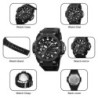 Reloj Skmei 2383 Hombre Deportivo Alarma Cronómetro LED - Negro