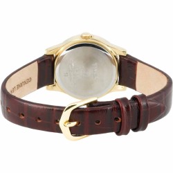 Reloj Timex Mujer T21693 Essex Ave Analógico Indiglo Perlado - Dorado