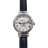 Reloj Mujer Disney Mickey Mouse Vintage Analógico Caja de Plata - Piel