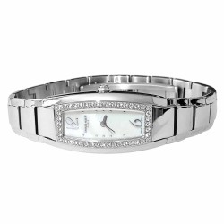 Reloj Mujer Charles Hubert PARIS 6621WM Elegante Cristales - Plateado