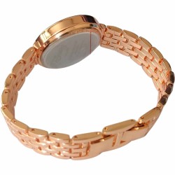Reloj Mujer Disney Minnie Mouse Analógico Piedras Acero - Oro Rosa