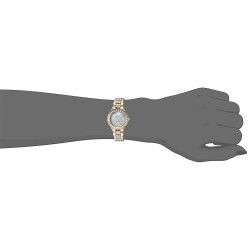 Reloj Mujer Armitron Stone 3689 Analógico Madre Perla Piedras - Dorado