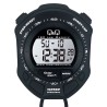 Cronómetro Q&Q MF01J 150 Memorias Rango 10 hrs Resolución 01/100 Negro