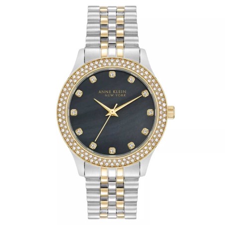 Reloj Mujer ANNE KLEIN 7743 Análogo Madre Perla Piedras Acero - Bitono