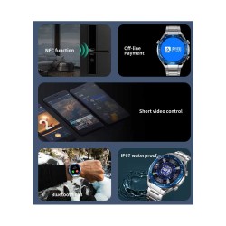 Reloj SmartWatch Skmei S236 Hombre Elegante IP67 Android iOS - Plata