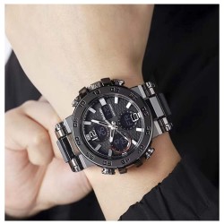 Reloj Skmei Hombre Analógico Digital 3 Horarios Muntifuncion - 2499