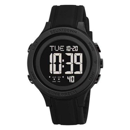 Reloj Skmei Hombre Digital Dual Multifunción Luz Led Negro - 2458