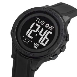 Reloj Skmei Hombre Digital Dual Multifunción Luz Led Negro - 2458