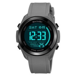 Reloj Skmei Hombre Digital Retroiluminado Multifunción Gris - 2455