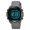 Reloj Skmei Hombre Digital Retroiluminado Multifunción Gris - 2455