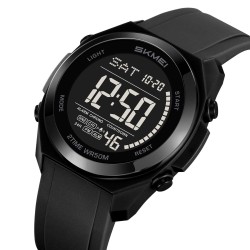 Reloj Skmei Hombre Digital Retroiluminado Multifunción Negro - 2455