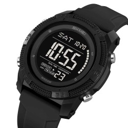 Reloj Skmei Hombre Digital Multifunción Retroiluminado Negro - 2449