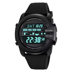 Reloj Skmei Hombre Digital Dual Multifunción Deportivo Negro - 2442