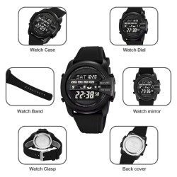 Reloj Skmei Hombre Digital Dual Multifunción Deportivo Negro - 2442