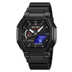 Reloj Skmei Hombre Analógico Digital Sincronizable Negro - 2438