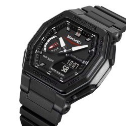 Reloj Skmei Hombre Analógico Digital Sincronizable Negro - 2438