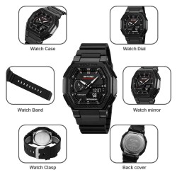 Reloj Skmei Hombre Analógico Digital Sincronizable Negro - 2438