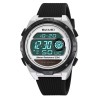 Reloj Skmei Hombre Digital Solar Dual Cronómetro Led Plata - 2436