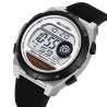 Reloj Skmei Hombre Digital Solar Dual Cronómetro Led Plata - 2436