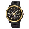 Reloj Skmei Hombre Analógico Digital Casual Triple Hora Dorado - 2401