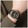 Reloj Skmei Hombre Analógico Digital Casual Triple Hora Dorado - 2401