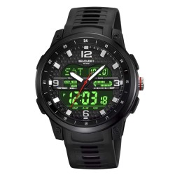 Reloj Skmei Hombre Analógico Digital Casual Triple Hora Negro - 2401