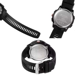 Reloj Skmei Hombre Analógico Digital Casual Triple Hora Negro - 2401
