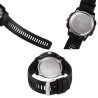 Reloj Skmei Hombre Analógico Digital Casual Triple Hora Negro - 2401