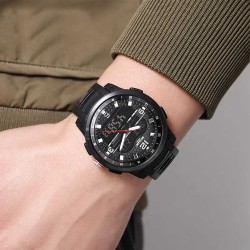 Reloj Skmei Hombre Analógico Digital Casual Triple Hora Negro - 2401