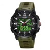 Reloj Skmei Hombre Analógico Digital Casual Triple Hora Verde - 2401