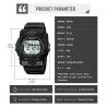 Reloj Skmei Hombre Digital Deportivo Dual Multifunción Negro - 2392