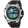 Reloj Skmei Hombre Digital Deportivo Cronómetro Dual LED Plata - 2318