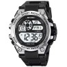 Reloj Skmei Hombre Digital Deportivo Cronómetro Dual LED Plata - 2318