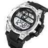 Reloj Skmei Hombre Digital Deportivo Cronómetro Dual LED Plata - 2318