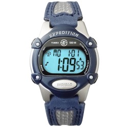 Reloj Timex Unisex Digital IRONMAN Indiglo Multifunción Azul - T48013