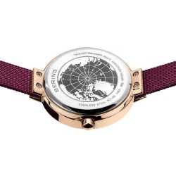 Reloj Bering Mujer Analógico SOLAR Elegante Púrpura - 14631-969