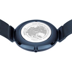 Reloj Bering Mujer Analógico Gold Accent Elegante Azul - 18132-399