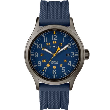 Reloj Timex Hombre Analógico Allied Indiglo Militar Azul -TW2R61100