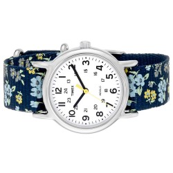 Reloj Mujer TIMEX Weekender Analógico Indiglo Correa Nylon - T2P370