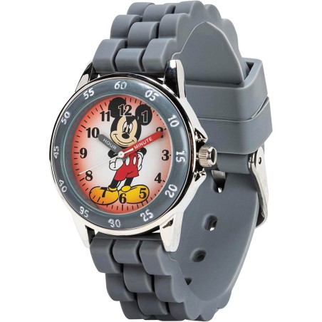 Reloj Infantil Disney Mickey Mouse Analógico Silicona Acero - MK1242