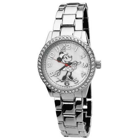 Reloj Mujer Disney Minnie Mouse Analógico Piedras Madre Perla - MK1765