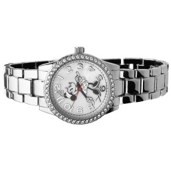 Reloj Mujer Disney Minnie Mouse Analógico Piedras Madre Perla - MK1765