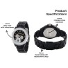 Reloj Mujer Disney Mickey Mouse Analógico Piedras Acero - WDS000079