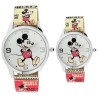 Relojes Disney Él y Ella Mickey Mouse Analógico Clásico - MK50014