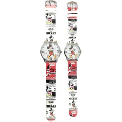 Relojes Disney Él y Ella Mickey Mouse Analógico Clásico - MK50014
