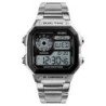 Reloj SKMEI Square 1335 Dual Timer Backlight Correas Acero - Plata