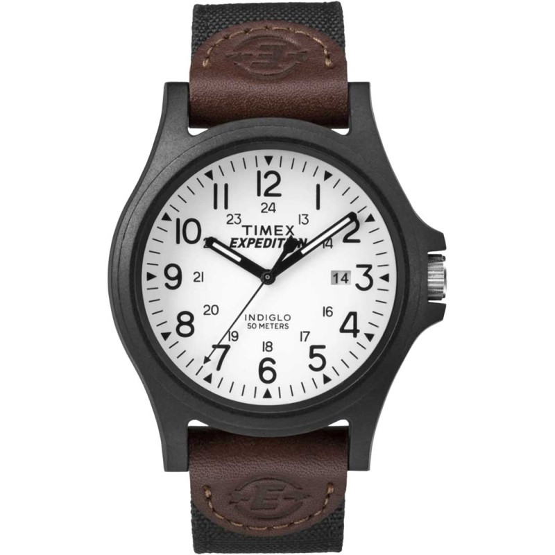 Reloj Hombre Timex Expedition Field Analógico Indiglo Nylon TW4B08200