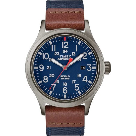 Reloj Hombre Timex Expedition Scout Analógico Indiglo Nylon TW4B14100
